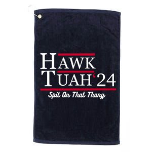 Hawk Tuah 24 Spit On That Thang Platinum Collection Golf Towel