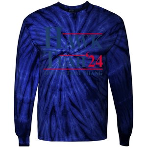 Hawk Tuah 24 Spit On That Thang Tie-Dye Long Sleeve Shirt