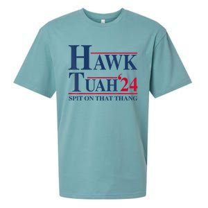 Hawk Tuah 24 Spit On That Thang Sueded Cloud Jersey T-Shirt