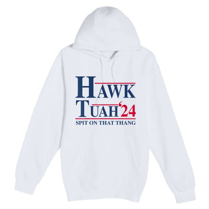 Hawk Tuah 24 Spit On That Thang Premium Pullover Hoodie