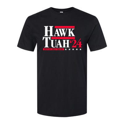 Hawk Tuah 24 Spit On That Thang Softstyle® CVC T-Shirt