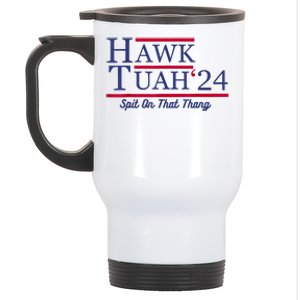 Hawk Tuah 24 Spit On That Thang Stainless Steel Travel Mug