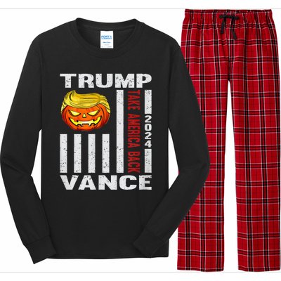 Happy.Halloween Trump 2024 Long Sleeve Pajama Set