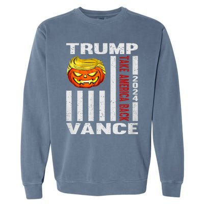 Happy.Halloween Trump 2024 Garment-Dyed Sweatshirt