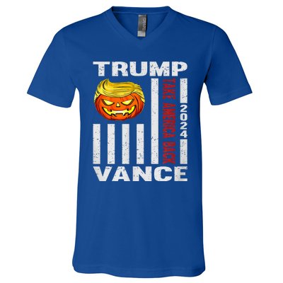 Happy.Halloween Trump 2024 V-Neck T-Shirt