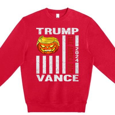 Happy.Halloween Trump 2024 Premium Crewneck Sweatshirt