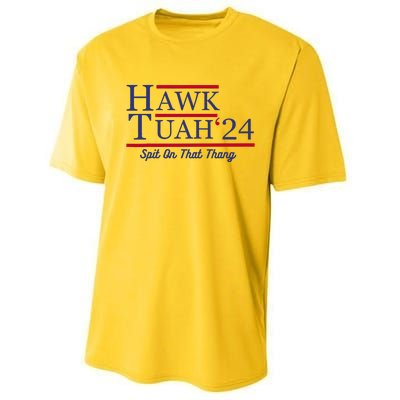 Hawk Tuah 24 Spit On That Thang Performance Sprint T-Shirt