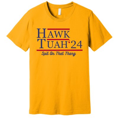 Hawk Tuah 24 Spit On That Thang Premium T-Shirt