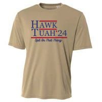 Hawk Tuah 24 Spit On That Thang Cooling Performance Crew T-Shirt