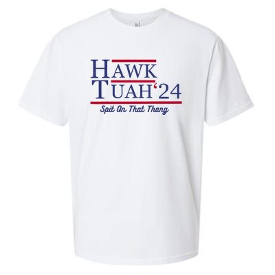 Hawk Tuah 24 Spit On That Thang Sueded Cloud Jersey T-Shirt