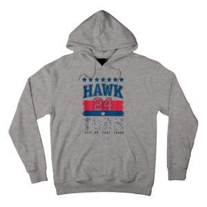 Hawk Tauh 24 Spit On That Thang Usa American Flag Meme Quote Tall Hoodie