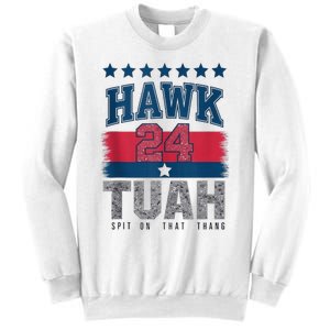 Hawk Tauh 24 Spit On That Thang Usa American Flag Meme Quote Sweatshirt