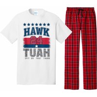 Hawk Tauh 24 Spit On That Thang Usa American Flag Meme Quote Pajama Set