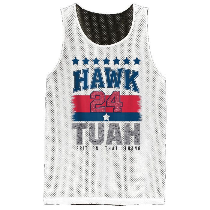 Hawk Tauh 24 Spit On That Thang Usa American Flag Meme Quote Mesh Reversible Basketball Jersey Tank