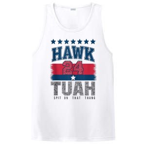 Hawk Tauh 24 Spit On That Thang Usa American Flag Meme Quote PosiCharge Competitor Tank