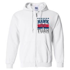 Hawk Tauh 24 Spit On That Thang Usa American Flag Meme Quote Full Zip Hoodie