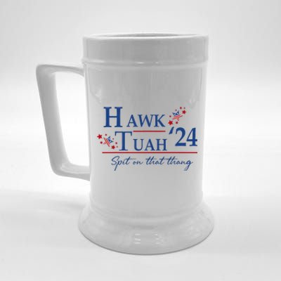 Hawk Tuah 2024 Patriotic Election Stars Beer Stein