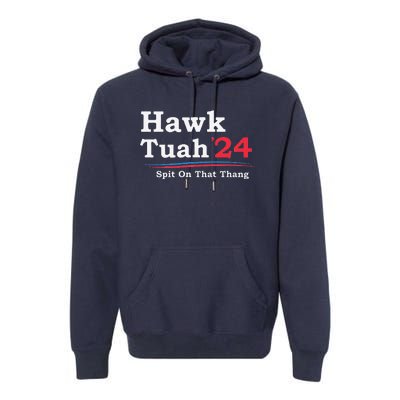 Hawk Tuah 2024 Spit On That Thang Viral Premium Hoodie