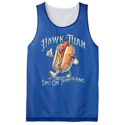 Hawk Tuah 24 Spit On That Thang 4th Of July Funny Hot Dog Mesh Reversible Basketball Jersey Tank