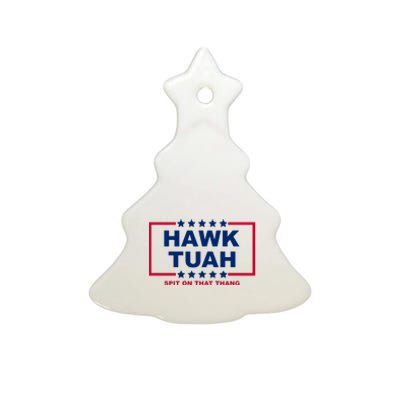 Hawk Tuah 24 Funny Spit On That Thang Utah Girl Ceramic Tree Ornament