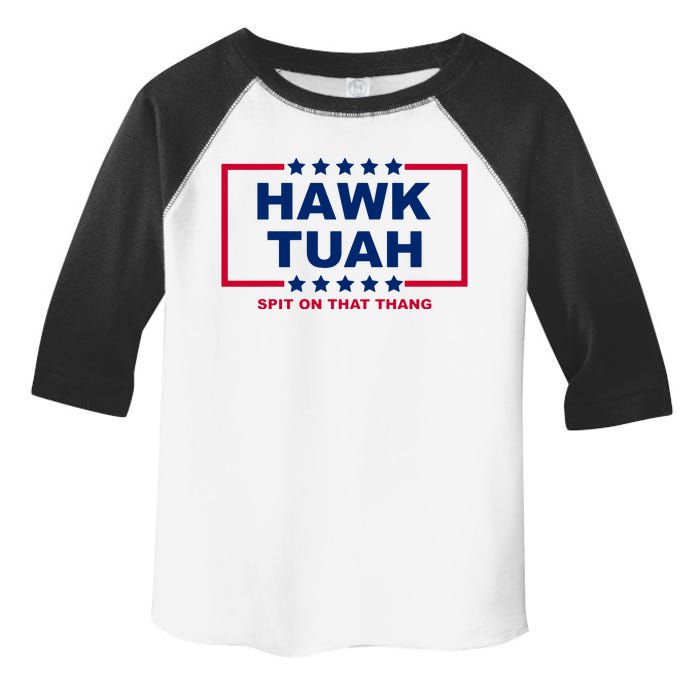 Hawk Tuah 24 Funny Spit On That Thang Utah Girl Toddler Fine Jersey T-Shirt