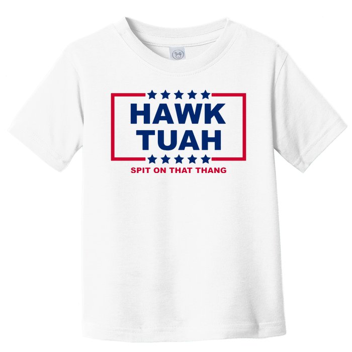 Hawk Tuah 24 Funny Spit On That Thang Utah Girl Toddler T-Shirt