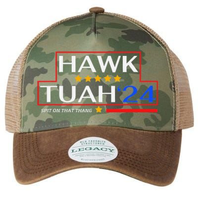 Hawk Tush 24 Retro Political Humor For 2024 Legacy Tie Dye Trucker Hat