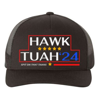 Hawk Tush 24 Retro Political Humor For 2024 Yupoong Adult 5-Panel Trucker Hat