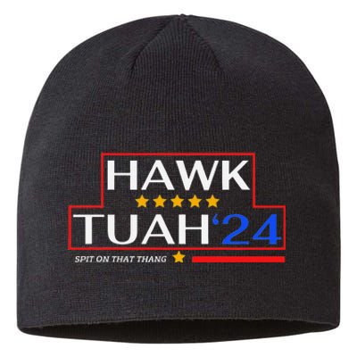 Hawk Tush 24 Retro Political Humor For 2024 Sustainable Beanie