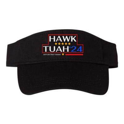 Hawk Tush 24 Retro Political Humor For 2024 Valucap Bio-Washed Visor