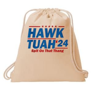 Hawk Tuah 24 Spit On That Thang Drawstring Bag