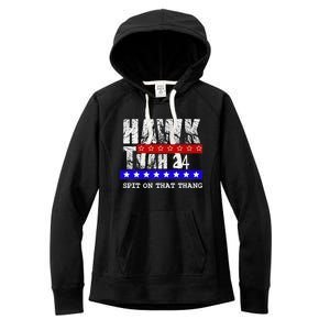 Hawk Tuah 24 Spit On That Thang Women's Fleece Hoodie