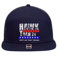 Hawk Tuah 24 Spit On That Thang 7 Panel Mesh Trucker Snapback Hat