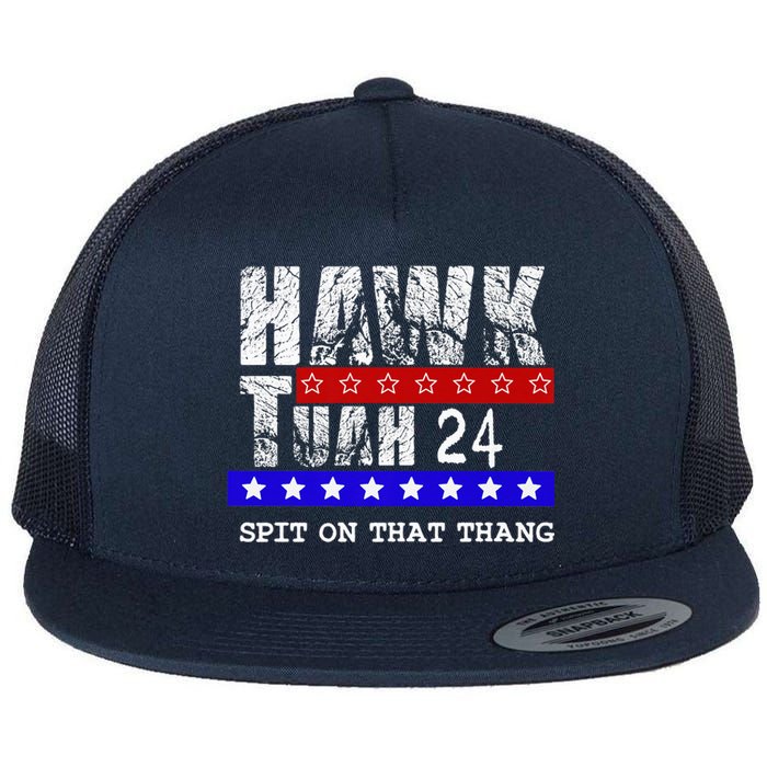 Hawk Tuah 24 Spit On That Thang Flat Bill Trucker Hat