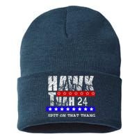 Hawk Tuah 24 Spit On That Thang Sustainable Knit Beanie