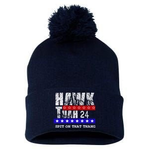 Hawk Tuah 24 Spit On That Thang Pom Pom 12in Knit Beanie