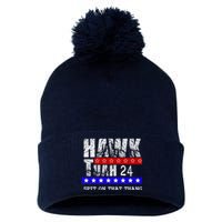 Hawk Tuah 24 Spit On That Thang Pom Pom 12in Knit Beanie