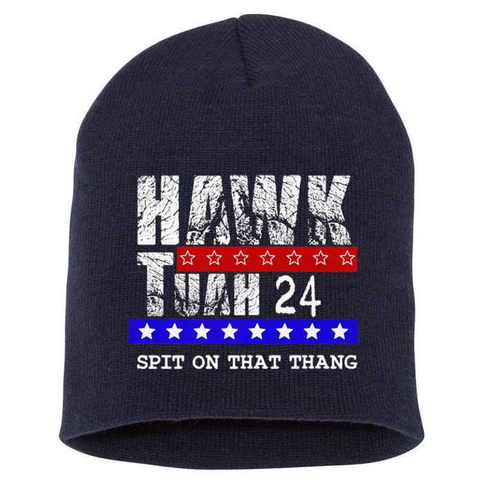 Hawk Tuah 24 Spit On That Thang Short Acrylic Beanie