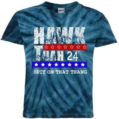 Hawk Tuah 24 Spit On That Thang Kids Tie-Dye T-Shirt