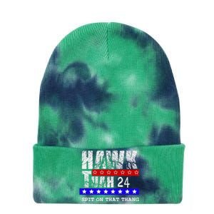 Hawk Tuah 24 Spit On That Thang Tie Dye 12in Knit Beanie