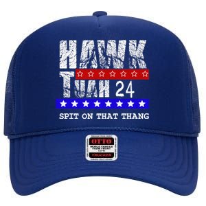 Hawk Tuah 24 Spit On That Thang High Crown Mesh Back Trucker Hat