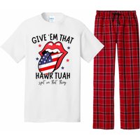 Hawk Tuah 24 Spit On That Thang Tees Hb Hawk Tuah Spit On That Thang Pajama Set