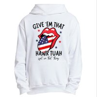 Hawk Tuah 24 Spit On That Thang Tees Hb Hawk Tuah Spit On That Thang Urban Pullover Hoodie