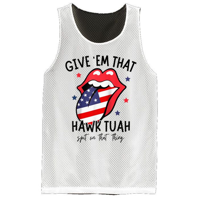 Hawk Tuah 24 Spit On That Thang Tees Hb Hawk Tuah Spit On That Thang Mesh Reversible Basketball Jersey Tank