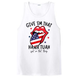 Hawk Tuah 24 Spit On That Thang Tees Hb Hawk Tuah Spit On That Thang PosiCharge Competitor Tank