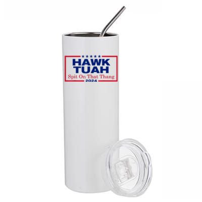 Hawk Tuah 24 Spit On That Thang Stainless Steel Tumbler