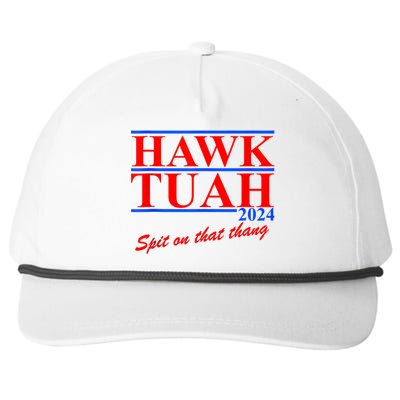 Hawk Tuah 24 Spit On That Thang Snapback Five-Panel Rope Hat