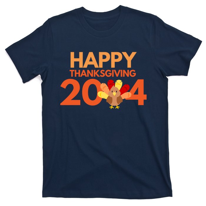 Happy Thanksgiving 2024 Funny Turkey Day Fall T-Shirt