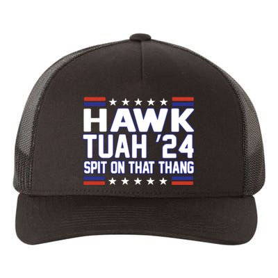 Hawk Tuah 2024 Spit On That Thang Hawk Tuah Girl Yupoong Adult 5-Panel Trucker Hat