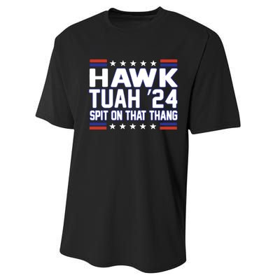 Hawk Tuah 2024 Spit On That Thang Hawk Tuah Girl Performance Sprint T-Shirt